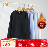361°卫衣女秋冬季加绒外套运动休闲圆领长袖套头衫上衣662344801D-6