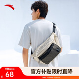 安踏运动潮流斜挎包情侣胸包休闲腰包男女学生通勤包时尚单肩包