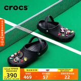 CROCS卡骆驰檀健次同款经典洞洞鞋男沙滩鞋户外沙滩包头拖鞋女鞋|10001 黑色-001 46 /47(300mm)