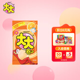 绿箭 大大泡泡糖 口香糖冰爽香橙30g 大大卷切切乐 儿童休闲零食 糖果