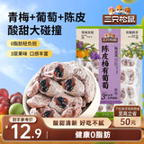 三只松鼠陈皮梅有葡萄100g蜜饯果干果脯梅子酸甜儿童休闲零食小吃