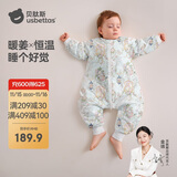贝肽斯婴儿睡袋暖姜恒温儿童分腿睡袋婴幼儿防踢被睡衣四季双层弗里德XL