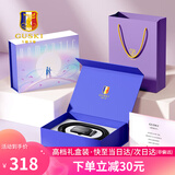 古士旗品牌男士皮带男真皮自动扣腰带商务裤带礼盒生日礼物送男友老公