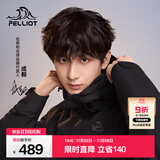 伯希和（Pelliot）【经典2.0山野】冲锋衣三合一男女秋冬户外防水防风保暖外套夹克 【通勤百搭】男款曜石黑 -四季款 XL 女 126-135斤 男153-169
