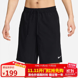 耐克NIKE男子春夏梭织短裤 运动休闲 凉爽轻便FN2999-010黑色 2XL