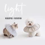猫八万伊丽莎白圈绝育护理项圈猫咪狗狗美容脖圈防舔咬头套脖圈 灰S