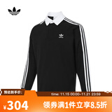 阿迪达斯 adidas【滔搏运动】 三叶草男子Rugby polo长袖T恤 IZ4806 XL