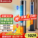 格力（GREE）暖风机冷暖两用塔扇家用冷暖风机摇头无叶风扇暖风机卧室客厅落地扇智能遥控电暖器 FL-1001RBag