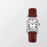 汉米尔顿（Hamilton） 汉密尔顿瑞士手表方形女表美国经典伯顿蓝色复古方表礼物 H13321811 红色皮带 23.5*27.4