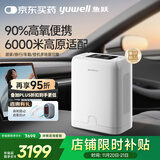 鱼跃（Yuwell）家用保健便携式制氧机车载吸氧气机高原6.5h续航YU-lite8