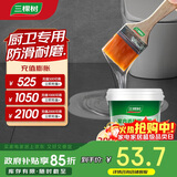 三棵树漆室内透明防水胶卫生间防水涂料厨卫浴室堵漏补漏防水胶 300g
