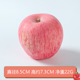 八千城各种仿真水果模型蔬菜塑料假水果道具摆件西瓜苹果水果店装饰品 8.5粉苹果