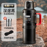 PAKCHOICE保温壶杯大容量保温保冷水壶316不锈钢户外便携旅行车载暖水壶