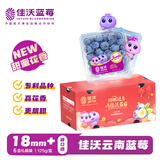 佳沃（JOYVIO）云南蓝莓甜蜜花香系列 18mm+ 6盒礼盒装 约125g/盒 生鲜水果
