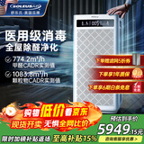 SOLEUSAIR【国家补贴】舒乐氏空气净化器除醛细菌流感病毒宠物吸附猫毛异味过敏原消毒机净化机A10