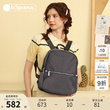 LeSportsac乐播诗新款包包女包时尚通勤电脑背包双肩包书包 冷灰色