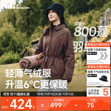 蕉下（beneunder）外套女秋冬气绒翻领中暖时尚户外CL003秋岩棕L