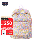 JANSPORT杰斯伯书包轻便双肩包男女旅行包简约背包电脑包学生校园 4QUEGU5蘑菇仙境-隔层+侧袋