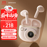 漫步者（EDIFIER）TO-U3 Plus真无线蓝牙耳机 半入耳式耳机 复古造型 礼物礼盒 适用苹果华为小米OPPO手机 粉色