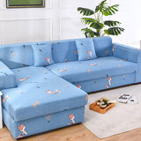帕布（pabu）沙发套全包罩四季通用贵妃组合弹力防滑布艺全盖沙发保护罩盖布 奔跑的狐狸 三人（适用190-230cm长度）单件