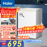 海尔（Haier）100升单温海尔冰柜家用小冰柜小型小冰箱小型冷柜京东自营家电国家补贴BC/BD-100GHDT国家补贴
