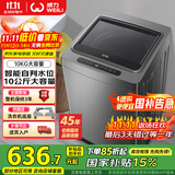 威力（WEILI）10公斤 波轮洗衣机全自动智能称重 13分钟快洗 护衣内筒 防锈箱体 钛金灰 XQB100-10018A 国家补贴
