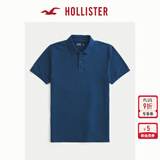 HOLLISTER【经典小海鸥图案】25夏季POLO衫正肩T恤男装324-5172 海军蓝 M (180/100A)