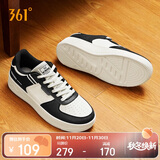 361°运动男鞋秋冬季学生复古厚底增高小白休闲板鞋子男672426615-4