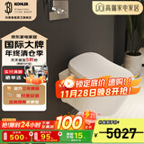 科勒（KOHLER） 智能壁挂式马桶挂墙坐便器水箱嵌入式墙排直冲马桶座便器25255  壁挂智能马桶速热基础款26134