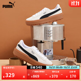 彪马（PUMA）复古增高厚底松糕鞋女子新款休闲鞋PLATFORM 365830 白-黑色-15 40