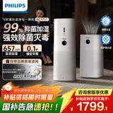 飞利浦（PHILIPS）空气净化器加湿器一体机除甲醛神器新房急入住鼻炎家用净化机除烟味过敏原卧室专用国家补贴AC3737