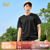 361°短袖男士t恤夏季运动宽松休闲户外圆领上衣服男女装632523110-4