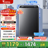 小天鹅（LittleSwan）洗衣机波轮全自动 12公斤大容量 免清洗不脏桶健康除螨洗 直驱变频省电省水 全家衣物一桶洗 TB12-1809DT