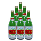 太白50度太白酒 普太白酒 绿瓶固态法白酒 50度 500mL 6瓶