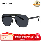 暴龙眼镜25新款偏光飞行方框太阳镜开车驾驶墨镜男BL8127 C12