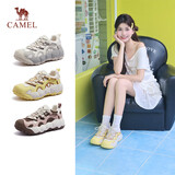 骆驼（CAMEL）【迪丽热巴同款】柠萌丑萌鞋女运动休闲鞋 L25A202062 米/黄  36