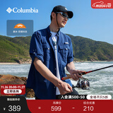 Columbia哥伦比亚户外2025秋男女钓鱼系列UPF50防晒宽松衬衫FJ7048 468 男女同款 XL (185/104A)