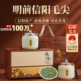天洲溪 绿茶 信阳毛尖2025新茶明前春茶嫩芽茶叶礼盒送人高端礼品