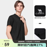 骆驼（CAMEL）户外运动T恤女款 男女透气跑步运动短袖速干T恤 A1S2NX105