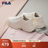 斐乐（FILA）女鞋帆布鞋LAVA胖胖底厚高底增鞋板鞋帆布鞋休闲鞋 奶白-GD 40