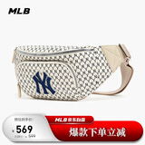 MLB包包男女老花斜挎包胸包运动腰包腋下包旅行包3AHSM051N-50IVS-F