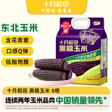 十月稻田 黑糯玉米 3.52斤(220g*8根) 东北玉米 杂粮粗粮 低脂早餐 新米