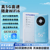 羽浪真5g随身wifi6千兆双频移动随身wifi2025款cpe路由器流量免插卡车载便捷式无线上网卡直播办公通用 【真5G升级顶配版】1万毫安长续航+5G高速上网