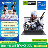 机械革命极光X 酷睿i7HX 游戏本笔记本电脑(i7-13700HX 16G 1T RTX5060 2.5K屏 180Hz 灰)