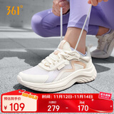 361°运动鞋女秋冬季透气跳绳轻便回弹健身休闲跑步鞋子女682322205F-2
