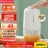 荣事达（Royalstar）辅食机婴儿家用宝宝料理机绞肉机多功能小型搅拌绞馅机碎肉蒜泥捣碎器300ml+6叶刀 RS-JR2068