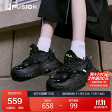 FILA FUSION斐乐潮牌女鞋女子运动鞋2025年硬糖鞋厚底老爹鞋女