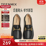 天美意乐福鞋秋冬通勤女鞋商场同款女皮鞋