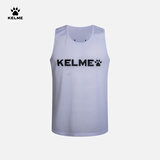 卡尔美（KELME）足球组队对抗背心团购定制足球训练分队坎肩上衣运动健身 白黑(XL)码
