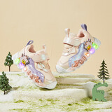 B.Duck小黄鸭童鞋儿童运动鞋冬季保暖灯鞋男女童发光二棉鞋5009粉色27